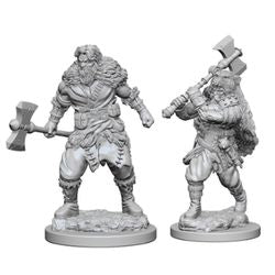 DUNGEONS AND DRAGONS: NOLZUR'S MARVELOUS UNPAINTED MINIATURES -W1-MALE HUMAN BARBARIAN