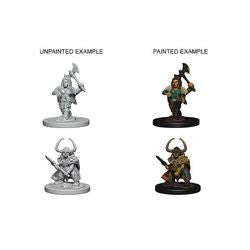 DUNGEONS AND DRAGONS: NOLZUR'S MARVELOUS UNPAINTED MINIATURES -W4-FEMALE DWARF BARBARIAN