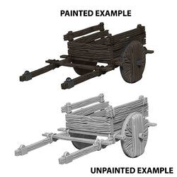 WIZKIDS DEEP CUTS UNPAINTED MINIATURES -W4-2WHEELCART