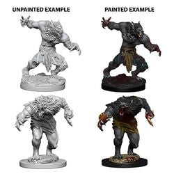 DUNGEONS AND DRAGONS: NOLZUR'S MARVELOUS UNPAINTED MINIATURES -W4-WEREWOLF