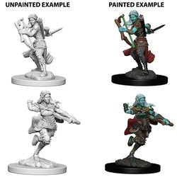 DUNGEONS AND DRAGONS: NOLZUR'S MARVELOUS UNPAINTED MINIATURES -W4-FEMALE AIRGENASI ROGUE
