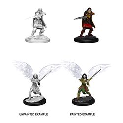 DUNGEONS AND DRAGONS: NOLZUR'S MARVELOUS UNPAINTED MINIATURES -W6-FEMALE AASIMAR FIGHTER