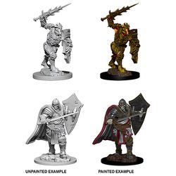 DUNGEONS AND DRAGONS: NOLZUR'S MARVELOUS UNPAINTED MINIATURES -W6-DEATH KNIGHT AND HELMED HORROR