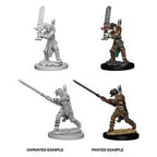 PATHFINDER: DEEP CUTS UNPAINTED MINIATURES -W6-FEMALE HUMAN BARBARIAN