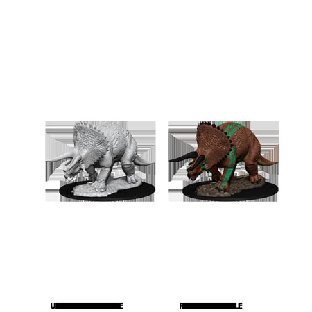 DUNGEONS AND DRAGONS: NOLZUR'S MARVELOUS UNPAINTED MINIATURES -W7-TRICERATOPS
