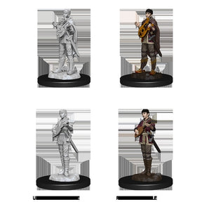 DUNGEONS AND DRAGONS: NOLZUR'S MARVELOUS UNPAINTED MINIATURES -W7-FEMALE HALFELF BARD