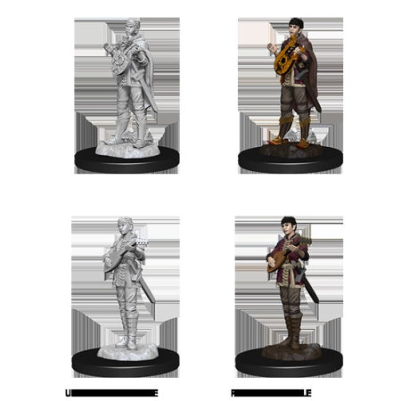 DUNGEONS AND DRAGONS: NOLZUR'S MARVELOUS UNPAINTED MINIATURES -W7-FEMALE HALFELF BARD