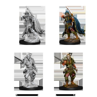 DUNGEONS AND DRAGONS: NOLZUR'S MARVELOUS UNPAINTED MINIATURES -W7-MALE ELF ROGUE