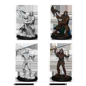 DUNGEONS AND DRAGONS: NOLZUR'S MARVELOUS UNPAINTED MINIATURES -W7-FEMALE HALFORC FIGHTER