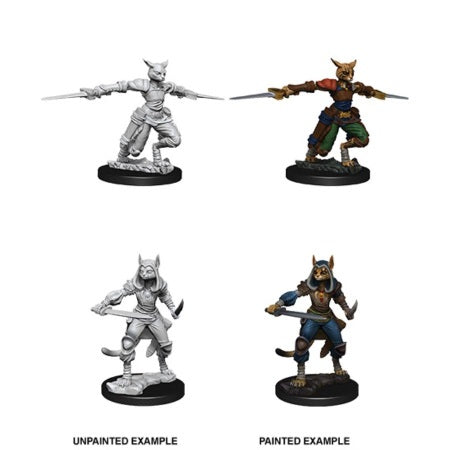 DUNGEONS AND DRAGONS: NOLZUR'S MARVELOUS UNPAINTED MINIATURES -W9-FEMALE TABAXI ROGUE