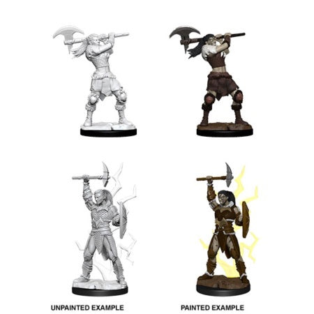 DUNGEONS AND DRAGONS: NOLZUR'S MARVELOUS UNPAINTED MINIATURES -W10-FEMALE GOLIATH BARBARIAN
