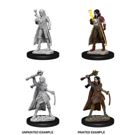 DUNGEONS AND DRAGONS: NOLZUR'S MARVELOUS UNPAINTED MINIATURES -W10-FEMALE ELF CLERIC