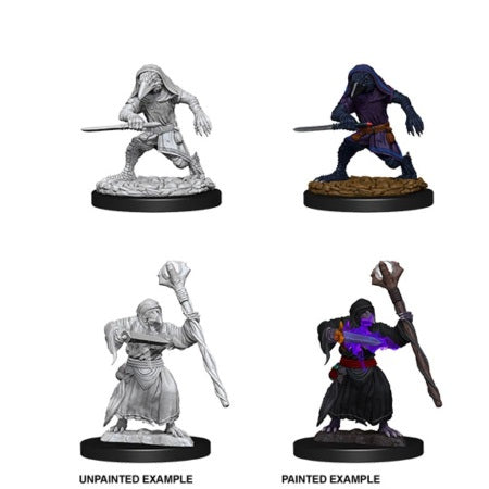DUNGEONS AND DRAGONS: NOLZUR'S MARVELOUS UNPAINTED MINIATURES -W10-KENKU ADVENTURERS