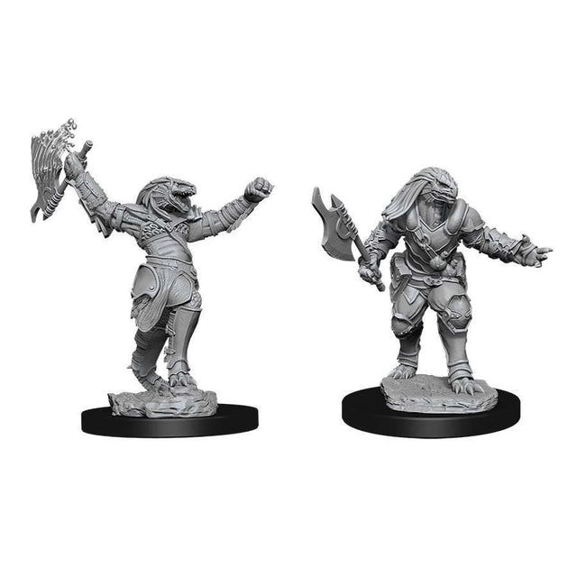 DUNGEONS AND DRAGONS: NOLZUR'S MARVELOUS UNPAINTED MINIATURES -W11-FEMALE DRAGONBORN FIGHTER