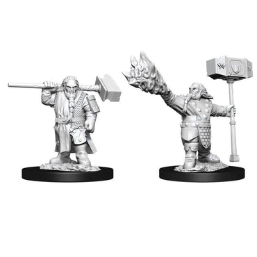 DUNGEONS AND DRAGONS: NOLZUR'S MARVELOUS UNPAINTED MINIATURES -W11-MALE DWARF CLERIC