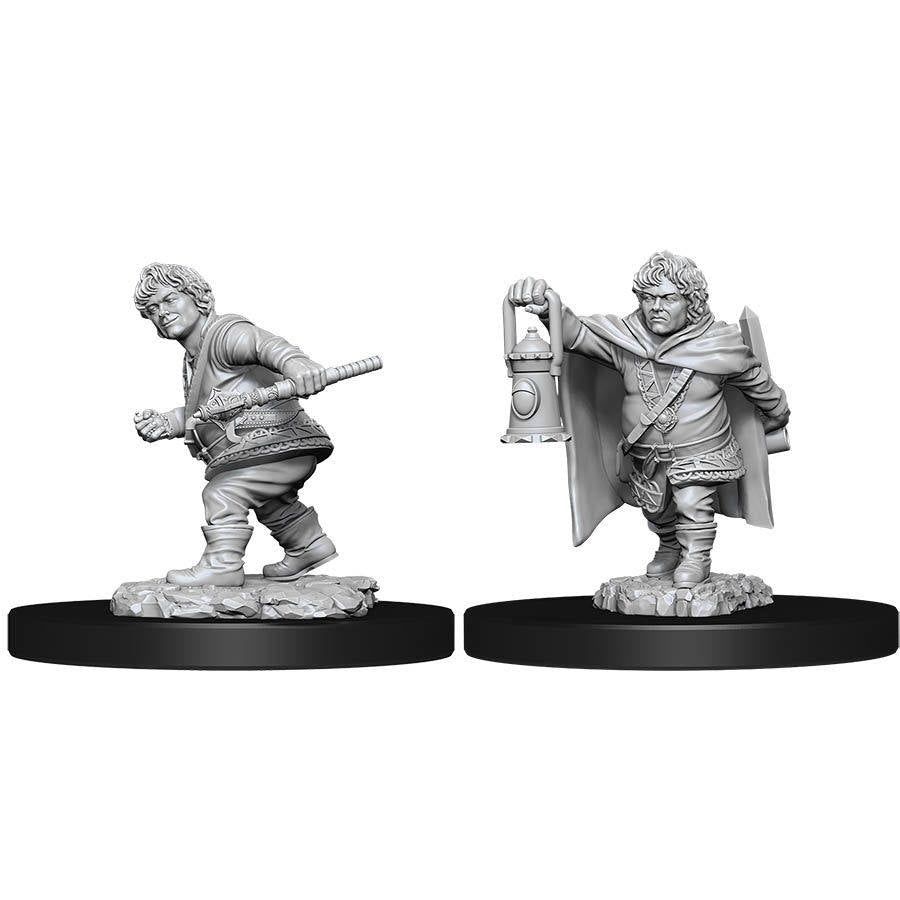 DUNGEONS AND DRAGONS: NOLZUR'S MARVELOUS UNPAINTED MINIATURES -W11-MALE HALFLING ROGUE