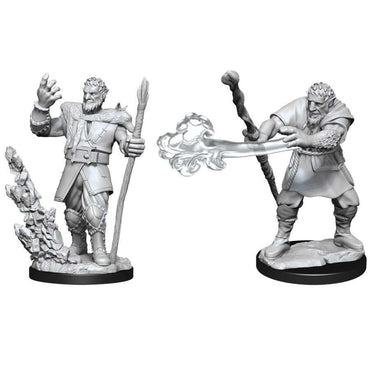 DUNGEONS AND DRAGONS: NOLZUR'S MARVELOUS UNPAINTED MINIATURES -W11-MALE FIRBOLG DRUID