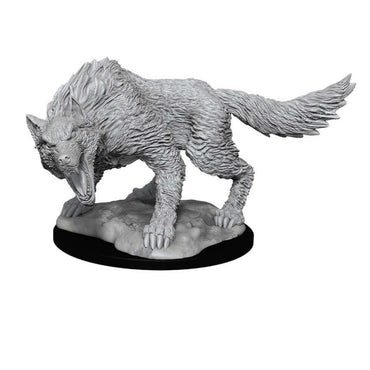 DUNGEONS AND DRAGONS: NOLZUR'S MARVELOUS UNPAINTED MINIATURES -W11-WINTER WOLF