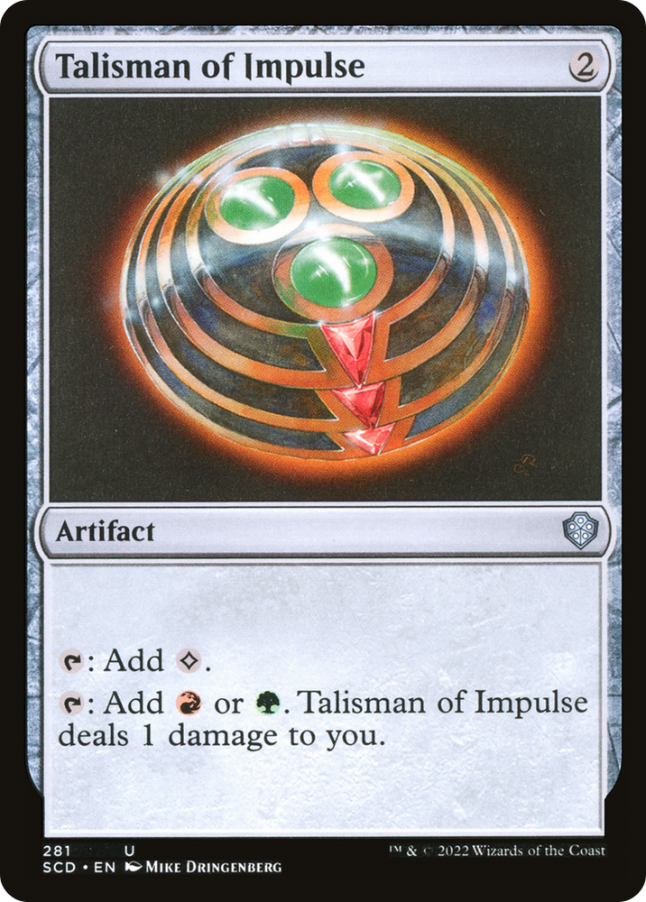 Talisman of Impulse [Starter Commander Decks]