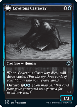 Covetous Castaway // Ghostly Castigator [Innistrad: Double Feature]