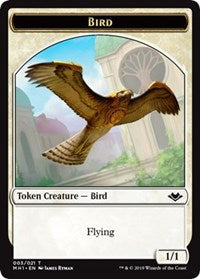 Bird (003) // Construct (017) Double-Sided Token [Modern Horizons Tokens]