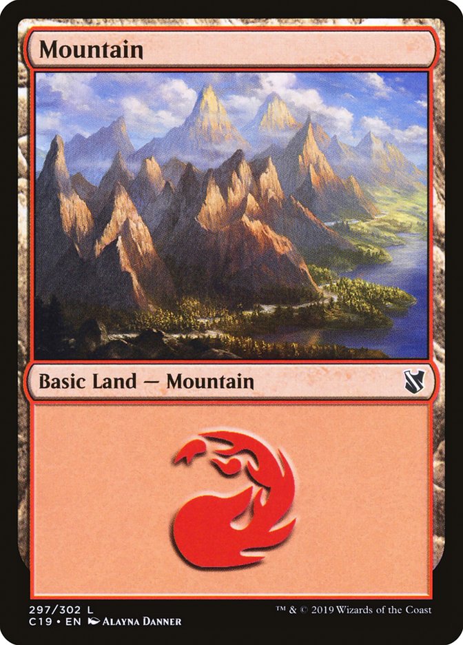 Mountain (297) [Commander 2019]