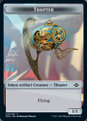 Food (18) // Thopter Double-Sided Token [Modern Horizons 2 Tokens]