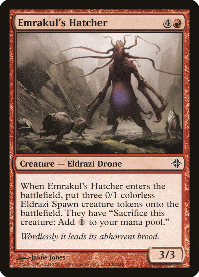 rise of the eldrazi mtg card Magic: Gathering - MTG: the defending player sacrifices two permanents.) Whenever an opponent sacrifices a nontoken permanent Rise Of The Eldrazi |