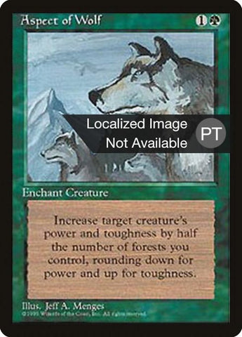 Aspect of Wolf [Fourth Edition (Foreign Black Border)]