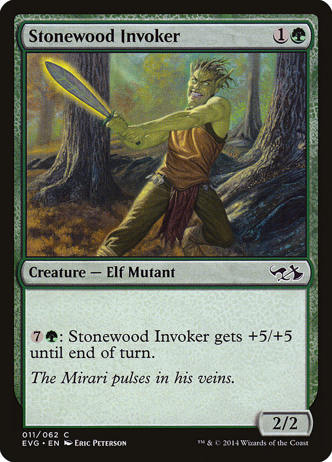Stonewood Invoker (Elves vs. Goblins) [Duel Decks Anthology]