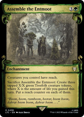 Assemble the Entmoot [The Lord of the Rings: Tales of Middle-Earth Commander Showcase Scrolls]
