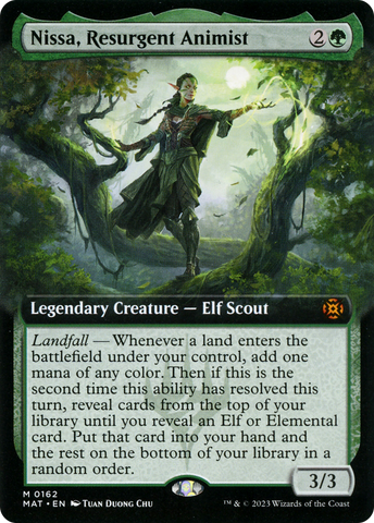 Nissa, Resurgent Animist (Extended Art) [March of the Machine: The Aftermath]