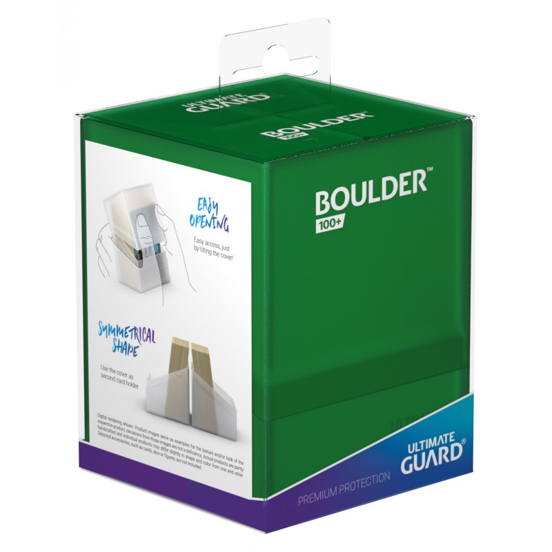 Ultimate Guard Boulder 100+ Deck Case Green