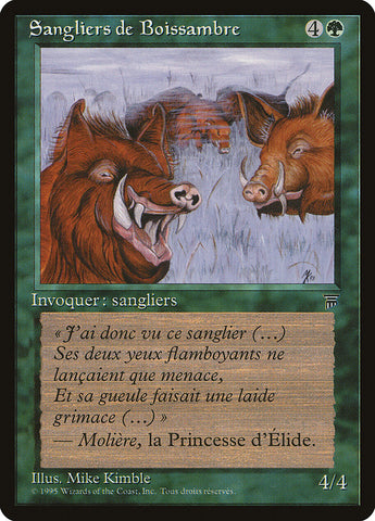 Durkwood Boars (French) - "Sangliers de Boissambre" [Renaissance]
