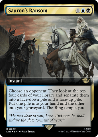 Sauron's Ransom (Extended Art) (Surge Foil) [The Lord of the Rings: Tales of Middle-Earth]