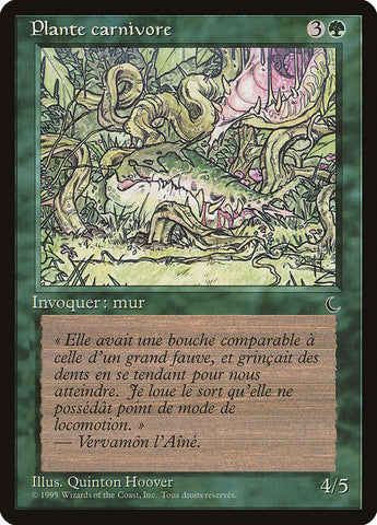 Carnivorous Plant (French) - "Plante carnivore" [Renaissance]