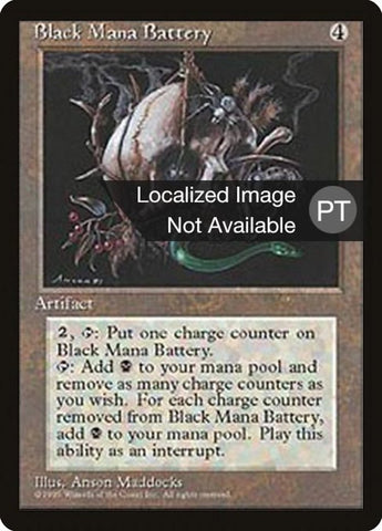 Black Mana Battery [Fourth Edition (Foreign Black Border)]