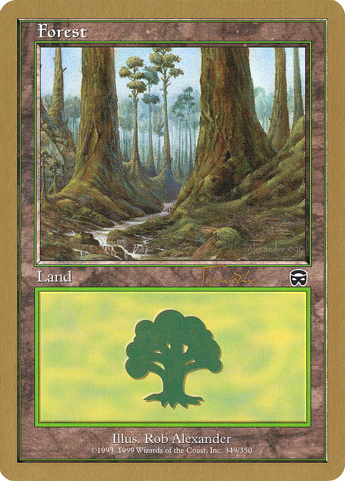 Forest (jt349) (Jan Tomcani) [World Championship Decks 2001]