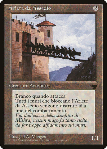 Battering Ram (Italian) - "Ariete da Assedio" [Rinascimento]