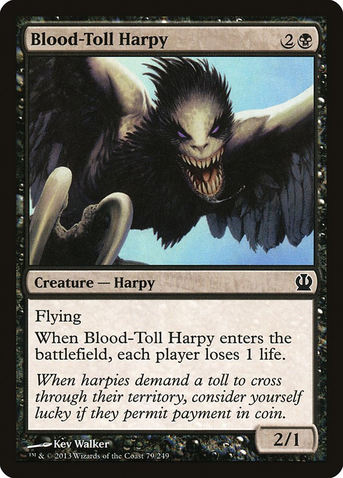Blood-Toll Harpy [Theros]