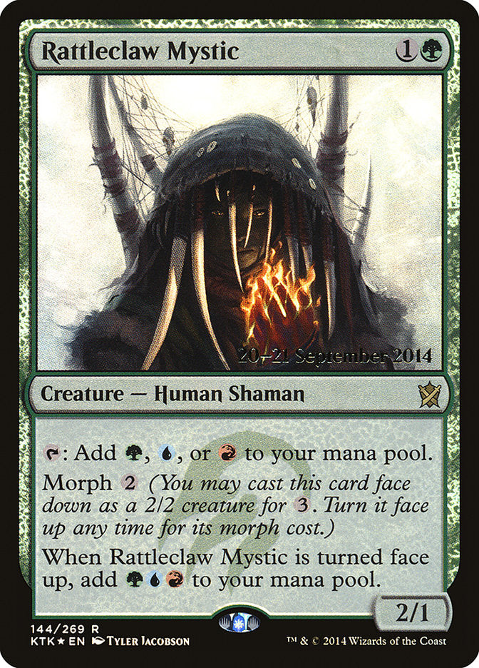 Rattleclaw Mystic [Khans of Tarkir Prerelease Promos]