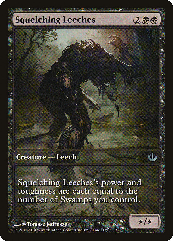 leeches mtg card Curse of Leeches // Leeching Lurker