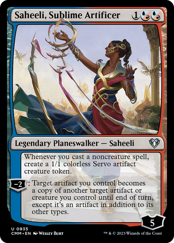 Saheeli, Sublime Artificer [Commander Masters]