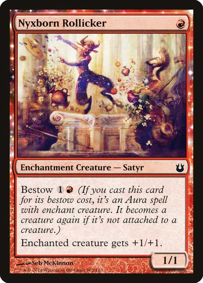 bestow cards mtg Nyxborn Rollicker [Born of the Gods]