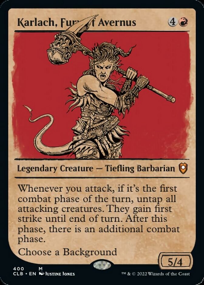 Karlach, Fury of Avernus (Showcase) [Commander Legends: Battle for Bal