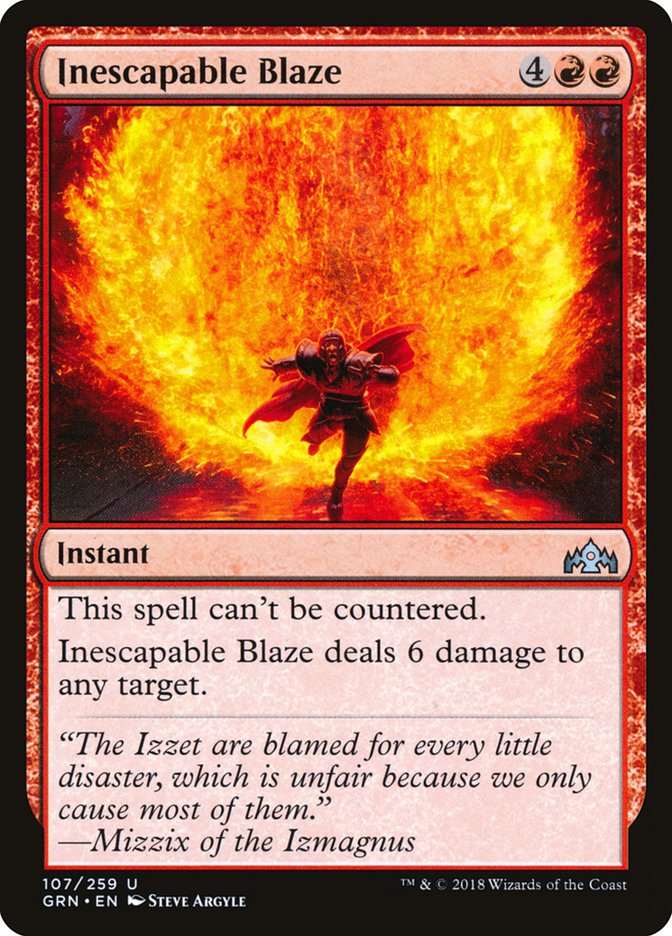Inescapable Blaze [Guilds of Ravnica]