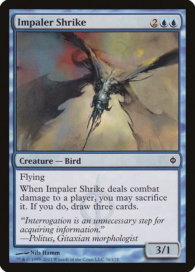 mtg new phyrexia cards Impaler Shrike [New Phyrexia]