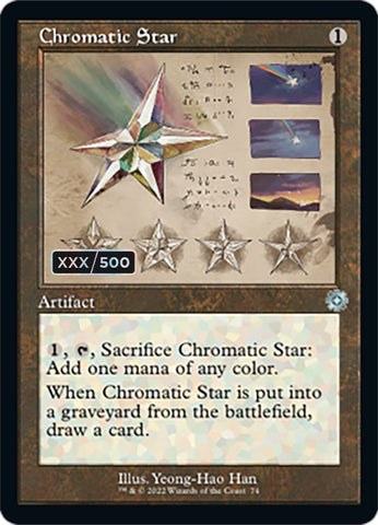 Chromatic Star (Retro Schematic) (Serialized) [The Brothers' War Retro Artifacts]