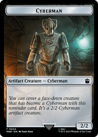 Copy // Cyberman Double-Sided Token [Doctor Who Tokens]
