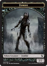 Zombie // Angel Double-Sided Token [Commander 2018 Tokens]